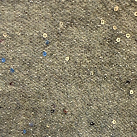 LOFT V-Neck Sweater with Silver Accents - Picture 5 of 6